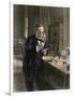 Louis Pasteur in His Laboratory-null-Framed Giclee Print