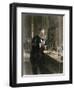 Louis Pasteur in His Laboratory-null-Framed Premium Giclee Print