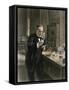 Louis Pasteur in His Laboratory-null-Framed Stretched Canvas