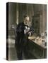 Louis Pasteur in His Laboratory-null-Stretched Canvas