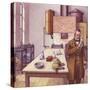 Louis Pasteur in His Laboratory-Pat Nicolle-Stretched Canvas