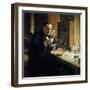 Louis Pasteur in Lab, 1884-Albert Edelfelt-Framed Giclee Print