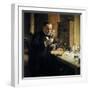 Louis Pasteur in Lab, 1884-Albert Edelfelt-Framed Giclee Print