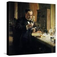 Louis Pasteur in Lab, 1884-Albert Edelfelt-Stretched Canvas