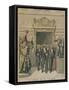 Louis Pasteur's Jubilee at Sorbonne in Paris from Petit Journal, 14th January 1893-null-Framed Stretched Canvas