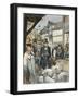 Louis Pasteur Sees the Results of His Experiment with a Vaccine for Anthrax-Peter Jackson-Framed Premium Giclee Print