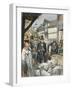 Louis Pasteur Sees the Results of His Experiment with a Vaccine for Anthrax-Peter Jackson-Framed Premium Giclee Print