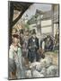 Louis Pasteur Sees the Results of His Experiment with a Vaccine for Anthrax-Peter Jackson-Mounted Premium Giclee Print