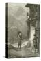 Louis Philippe at the Hospitium on Mount St. Gothard-null-Stretched Canvas