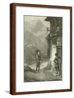 Louis Philippe at the Hospitium on Mount St. Gothard-null-Framed Giclee Print