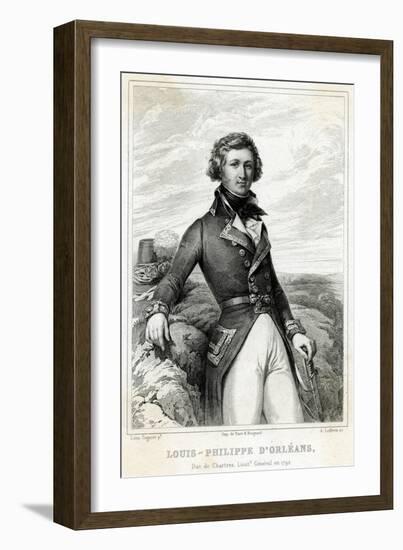 Louis-Philippe, Cogniet-Leon Cogniet-Framed Art Print