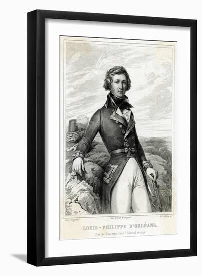 Louis-Philippe, Cogniet-Leon Cogniet-Framed Art Print