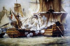 Royal Fleet Following Louis XVI at Cherbourg June 23-Louis Philippe Crepin-Giclee Print