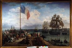 Royal Fleet Following Louis XVI at Cherbourg June 23-Louis Philippe Crepin-Giclee Print