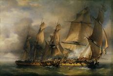 Battle of Trafalgar-Louis Philippe Crepin-Mounted Art Print