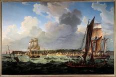 Royal Fleet Following Louis XVI at Cherbourg June 23-Louis Philippe Crepin-Giclee Print