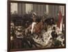 Louis-Philippe, duc d'Orléans, nommé lieutenant général du royaume, quitte à cheval le Palais-Horace Vernet-Framed Giclee Print