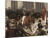 Louis-Philippe, duc d'Orléans, nommé lieutenant général du royaume, quitte à cheval le Palais-Horace Vernet-Mounted Giclee Print