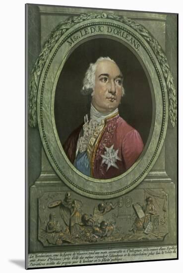 Louis Philippe Duke of Orléans-Philibert-Louis Debucourt-Mounted Giclee Print