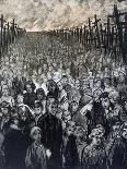 Satirical Map - The Insane Asylum-Louis Raemaekers-Giclee Print