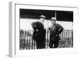 Louis Renault and Henri Brasier, 1908-null-Framed Photographic Print