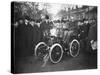 Louis Renault in the Driver's Seat of a Voiturette Renault 1¾ Hp, 1899-null-Stretched Canvas