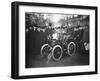 Louis Renault in the Driver's Seat of a Voiturette Renault 1¾ Hp, 1899-null-Framed Photographic Print