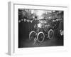 Louis Renault in the Driver's Seat of a Voiturette Renault 1¾ Hp, 1899-null-Framed Photographic Print