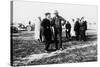 Louis Renault (To the Lef) and Edouard Michelin at the French Grand Prix, Dieppe, 1908-null-Stretched Canvas