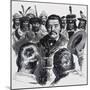 Louis Riel and the Metis, 1972-English School-Mounted Giclee Print