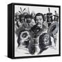 Louis Riel and the Metis, 1972-English School-Framed Stretched Canvas