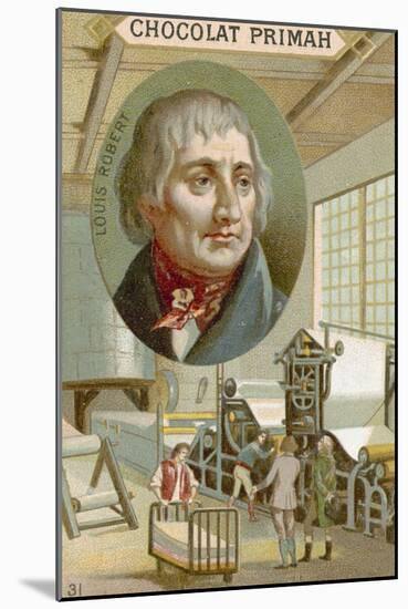 Louis Robert, French Mechanical Engineer and Inventor-null-Mounted Giclee Print