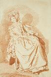 Study of a Seated Lady-Louis Rolland Trinquesse-Framed Giclee Print