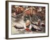 Louis Throws Himself Overboard-null-Framed Giclee Print