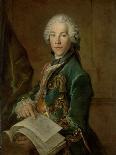 Portrait of Isaac Van Rijneveld-Louis Tocque-Art Print