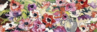 Bouquet of Flowers, (Oil on Canvas)-Louis Valtat-Giclee Print