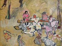 The Women (Oil on Paper Laid down on Panel)-Louis Valtat-Giclee Print