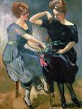 The Women (Oil on Paper Laid down on Panel)-Louis Valtat-Giclee Print