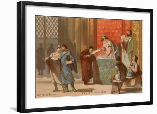 Louis VI of France, Called the Fat-null-Framed Giclee Print