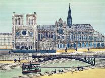 Rheims Cathedral, c.1923-Louis Vivin-Giclee Print