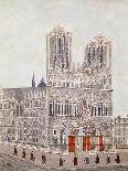 Church of Trinity, Paris-Louis Vivin-Framed Art Print