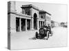 Louis Wagner Driving a Fiat, Coppa Fiorio Motor Race, Bologna, Italy, 1908-null-Stretched Canvas