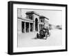 Louis Wagner Driving a Fiat, Coppa Fiorio Motor Race, Bologna, Italy, 1908-null-Framed Photographic Print