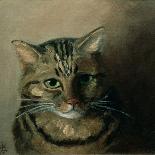 A Psychotic Cat-Louis Wain-Giclee Print