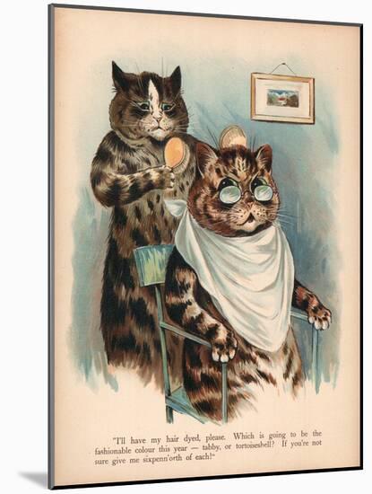 Louis Wain Cats-Louis Wain-Mounted Giclee Print