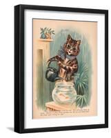 Louis Wain Cats-Louis Wain-Framed Giclee Print