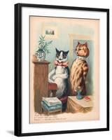 Louis Wain Cats-Louis Wain-Framed Giclee Print