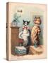 Louis Wain Cats-Louis Wain-Stretched Canvas