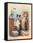 Louis Wain Cats-Louis Wain-Framed Stretched Canvas
