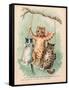 Louis Wain Cats-Louis Wain-Framed Stretched Canvas